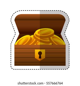 game Treasure chest icon vector illustration design