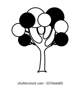 game tree isolated icon vector illustration design