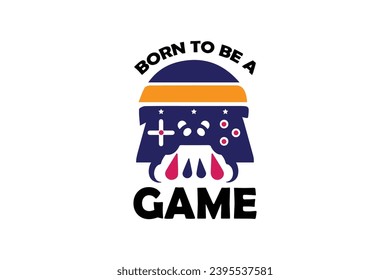Game  t-shirt design motivational template. typography Vectors graphic retro-vintage t shirt print items. for poster, banner, t-shirt design.