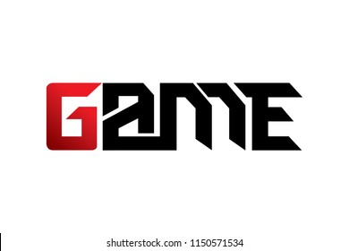 Game typography design vector, for t-shirt, poster and other uses