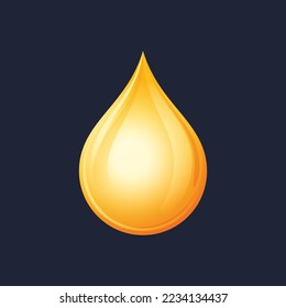 Game UI asset. Gaming user interface drop icon. vector illustration