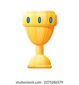 Elemento de interfaz de usuario de juego. Icono del goblet de la interfaz de usuario de juegos. ilustración vectorial