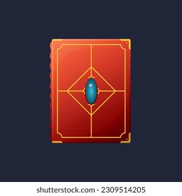Game UI asset. Gaming user interface book icon. vector illustration.