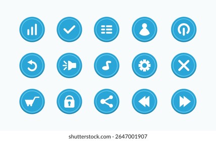 Game UI Button Graphic Pack