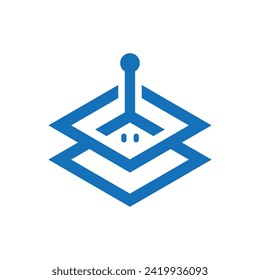 Design-Vektorgrafik für das Logo von Game V
