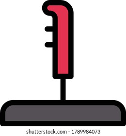 game vector flat color icon 