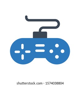 game vector glyph color icon 