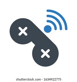 game vector glyph  color icon  