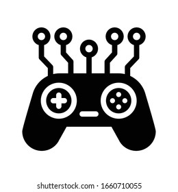icono de color de glifo vector de juego 