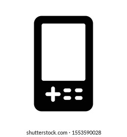 game vector glyph flat icon 