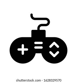 game vector glyph flat icon 