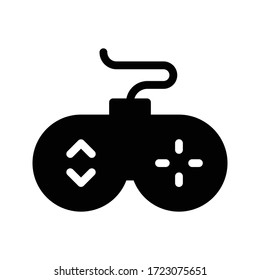 game vector glyph flat  icon 