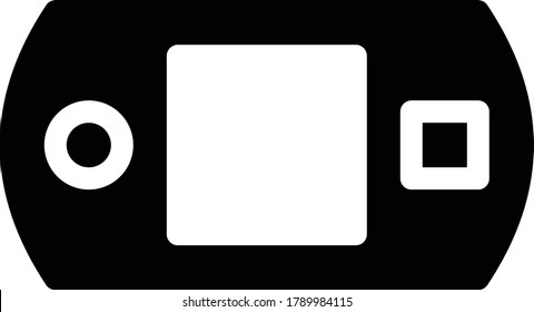 game vector glyph flat icon 