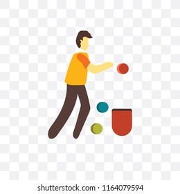 Game vector icon isolated on transparent background, Game logo concept