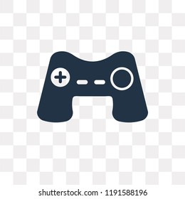 Game vector icon isolated on transparent background, Game transparency concept can be used web and mobile