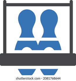 game vector illustration isolated on a transparent background . glyph vector icons for concept or web graphics.
