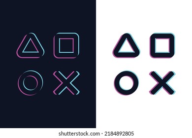 game vector logo design template