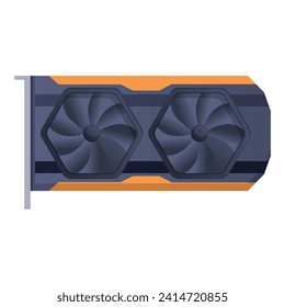 Game video card icon cartoon vector. Controller console. Computer play
