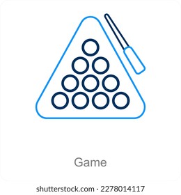 Game and video game icon concept