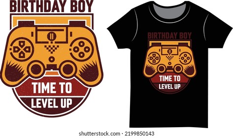 Game vintage t shirt design.