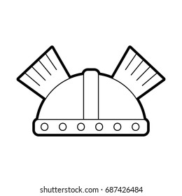 game warrior helmet icon