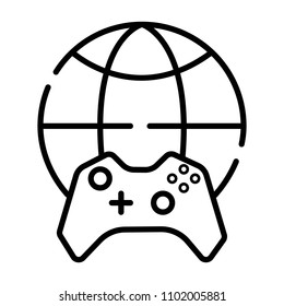 Game World Logo Icon Design
