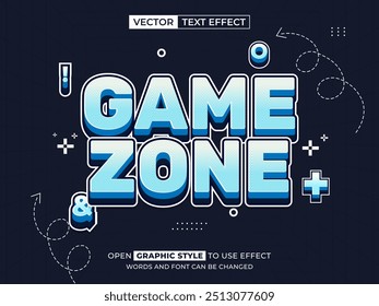 game zone editable text, font effect, 3d text for title