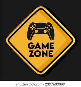 game zone with gaming console