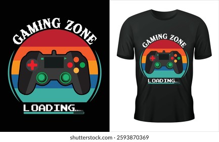 Game zone, Gaming is my addiction t shirt design with gamepad and paint splatter. Perfect gift for gamers.