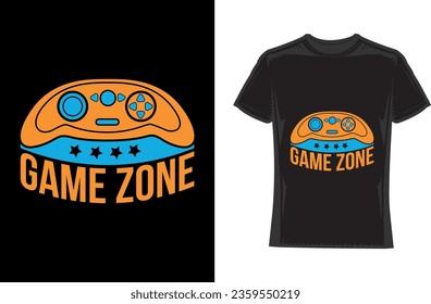 Game zone, Gaming T-Shirt Design