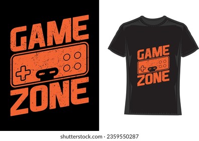 Game zone, Gaming T-Shirt Design