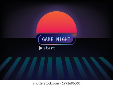 Game zone game icon background vector 