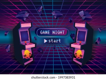 Game zone game icon background vector 