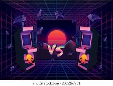 Game zone game icon background vector 