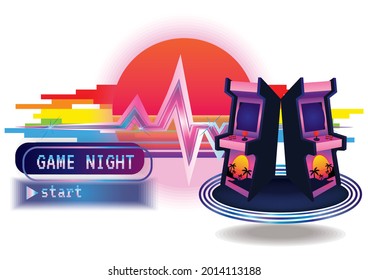 Game zone game icon background vector 