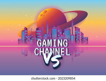 Game zone game icon background vector 