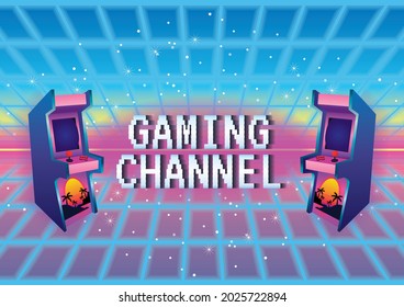 Game zone game icon background vector 
