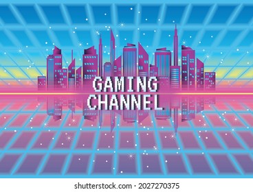 Game zone game icon background vector 