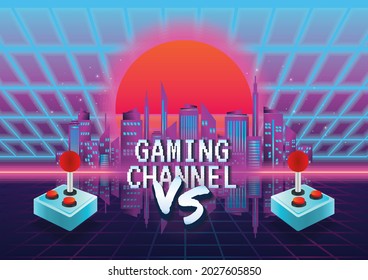 Game zone game icon background vector 