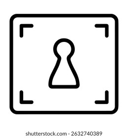 game zone icon on white background vector
Vector line icon board games