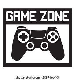 game zone logo inspirational quotes typography lettering design