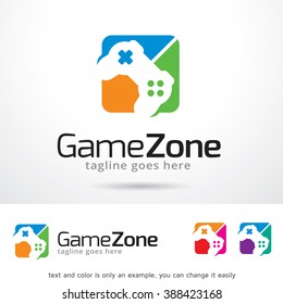 Game Zone Logo Template Design Vector