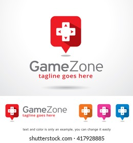 Game Zone Logo Template Design Vector