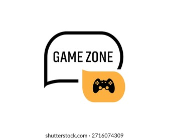 sinal de zona de jogo no fundo branco	