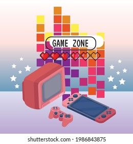 Icono de arte vectorial de zona de juego 
