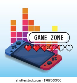 Icono de arte vectorial de zona de juego 