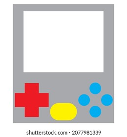Diseño vectorial de iconos planos de Gamebot