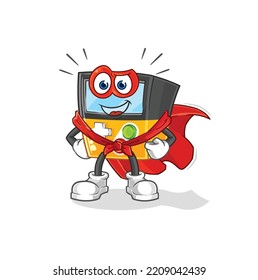 the gameboy heroes vector. cartoon character