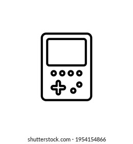 Gameboy Icon In Vector. Logotype