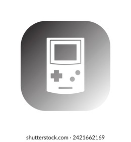gameboy icon vector template illustration logo design
